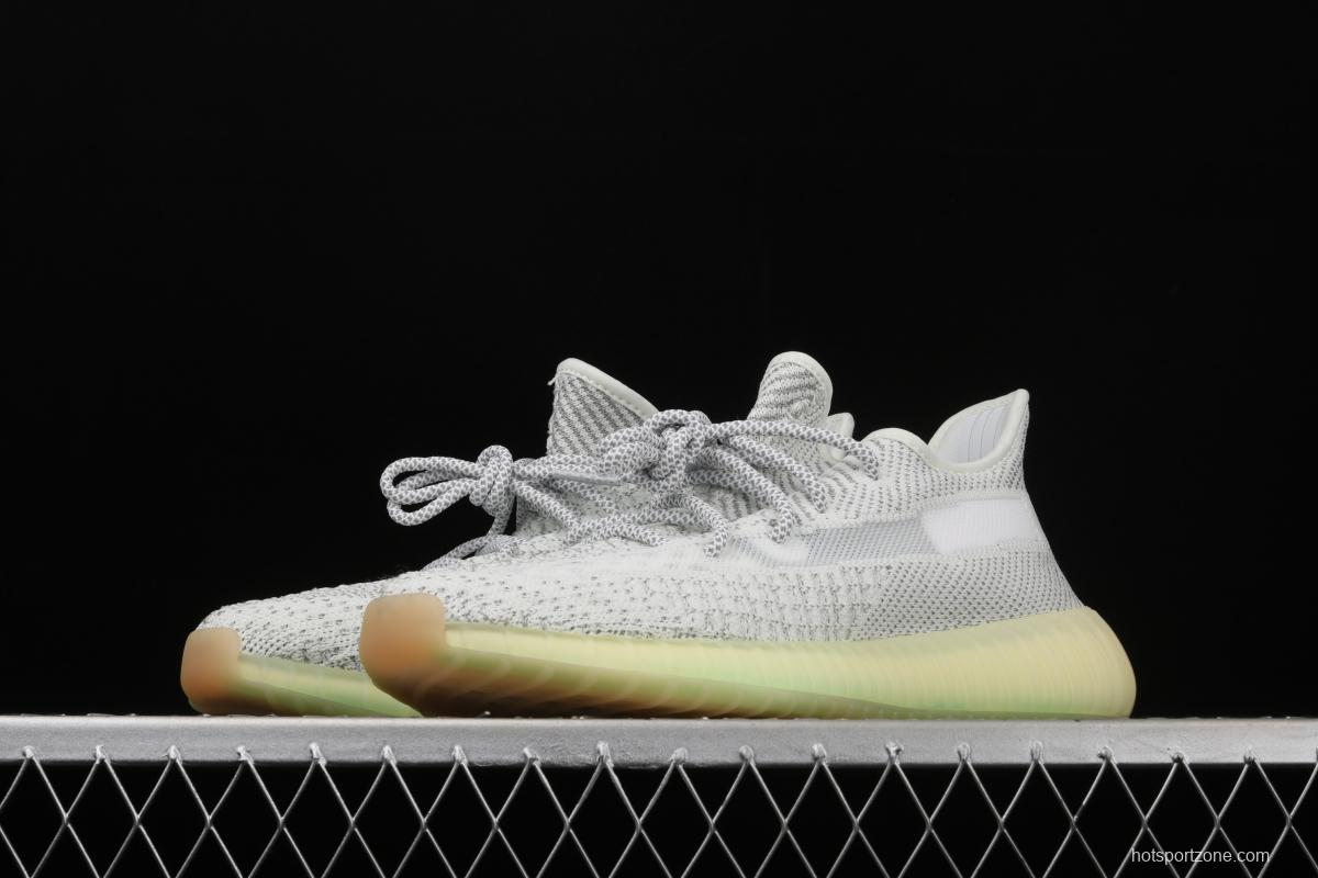 Adidas Yeezy 350 V2 Boost Basf Tailgate FX4349 Darth Coconut 350 second generation hollowed-out Asian gray star color BASF Boost original