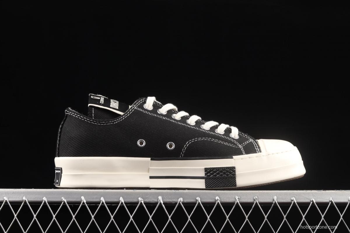 Converse x DRKSHDW international famous designer RickOwens launched a joint series of low-top casual board shoes A00131C