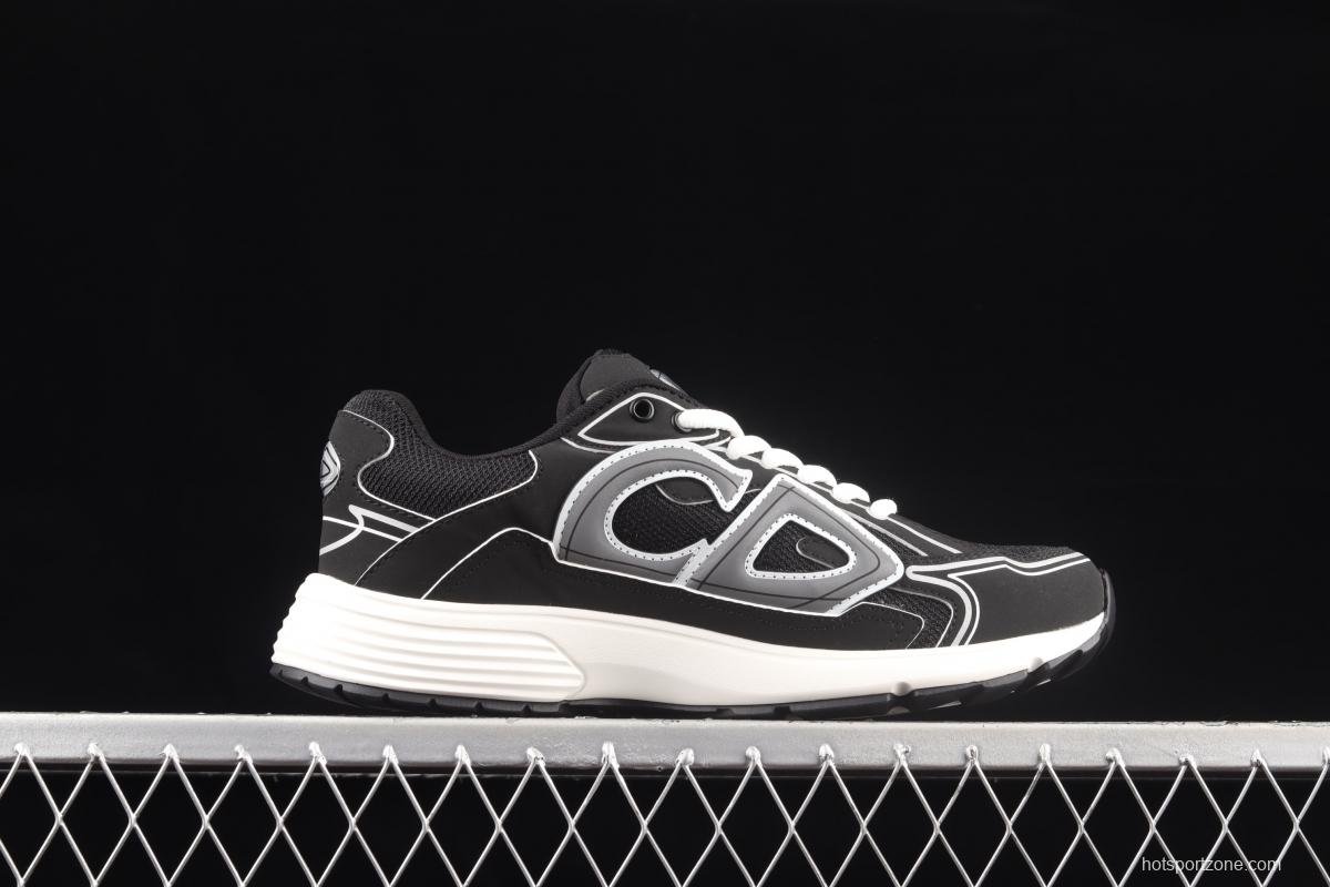 Dior B30 Microfiber Mesh B30 CD series sports shoes LY66140 Black