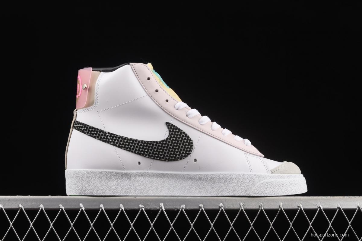 NIKE Blazer Mid Have A Good Game e-sports theme Trail Blazers high-top casual board shoes DO2331-101