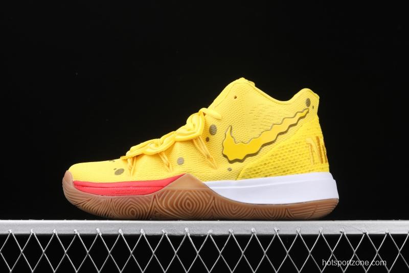 KYRIE 5 x Spongebob Owen 5 SpongeBob color basketball shoes CJ6951-700