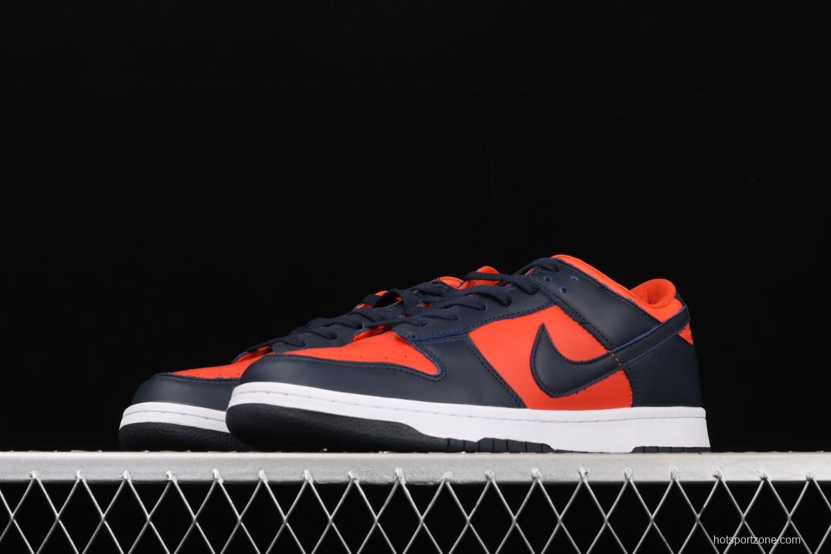 NIKE SB DUNK Low SP Fanta color matching head layer low side leisure sports board shoes CU1727-800