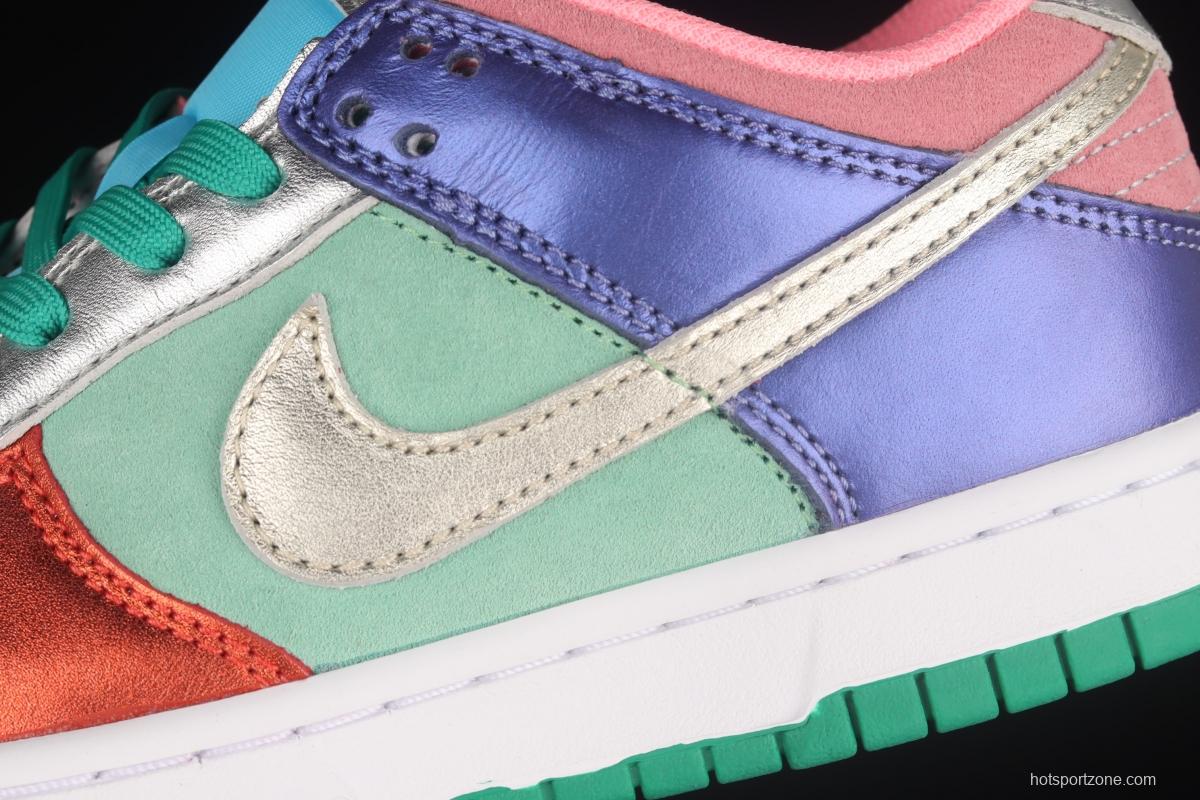 NIKE SB DUNK Low SE Candy Egg 2.0 candy mandarin duck dunk series low side leisure sports skateboard shoes DN0855-600