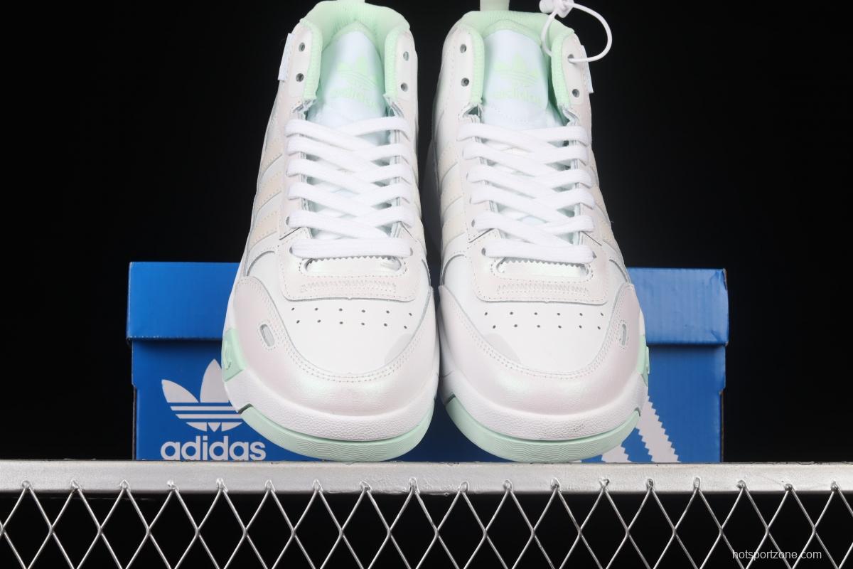 Adidas Post UP GX2490 Darth clover middle top casual basketball shoes