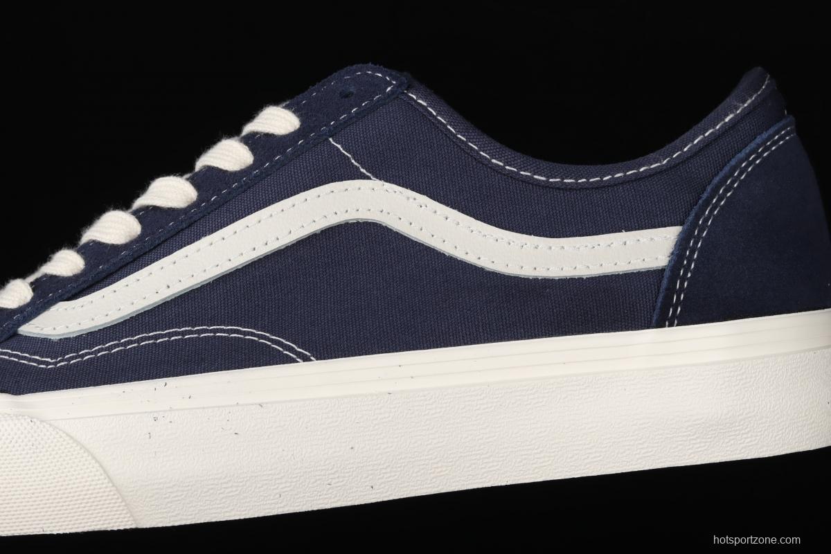 Vans Style 36 Cecon SF PEACEMINUSONE Baotou Tibetan Blue Leisure Board shoes * Whale low top casual shoes VN0A3MVLUBA