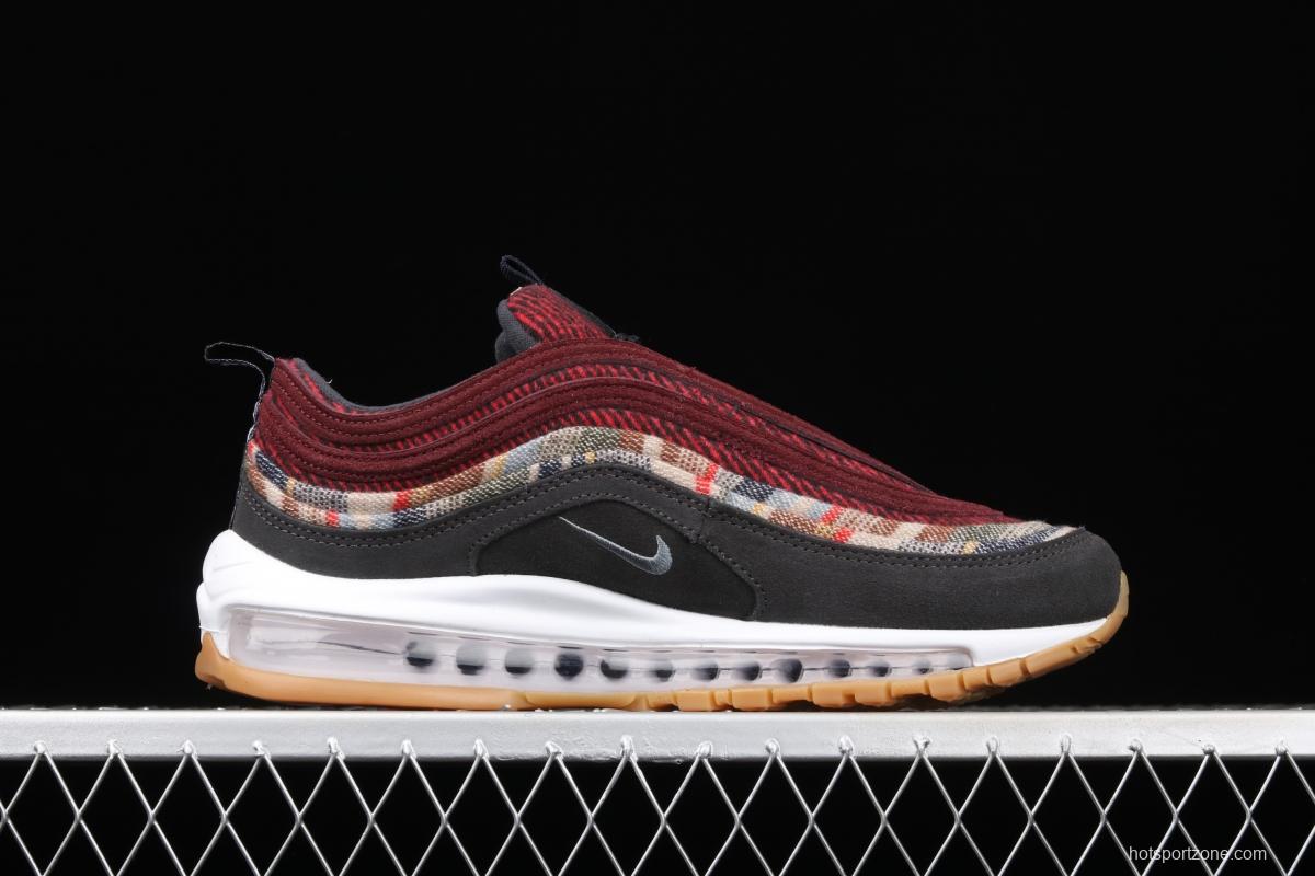 NIKE Air Max 97 brown color matching bullet air cushion running shoes DC3494-993