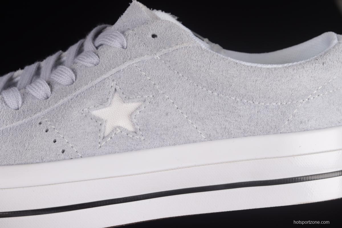 Converse One Star new color matching smog purple gray low-top sneakers 172387C