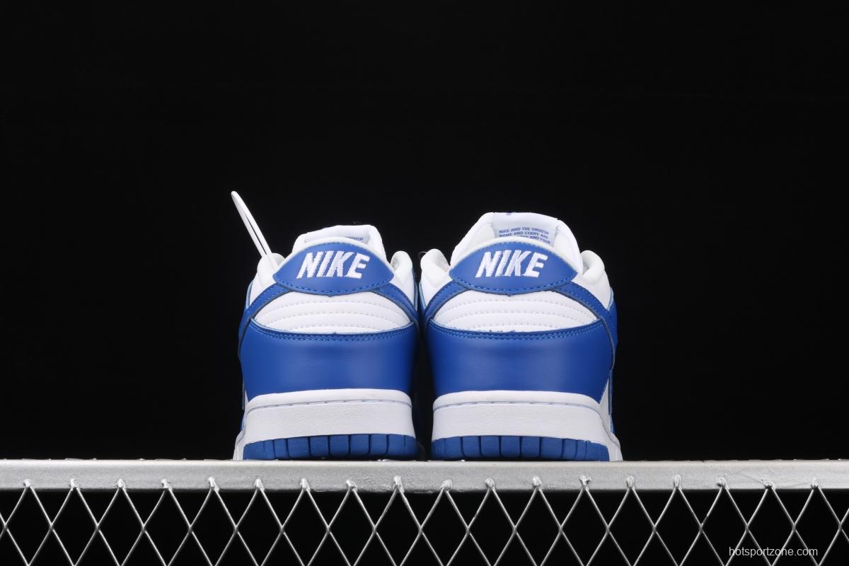 NIKE SB DUNK Low Pro Kentucky White Blue University of Kentucky Board shoes CU1726-100