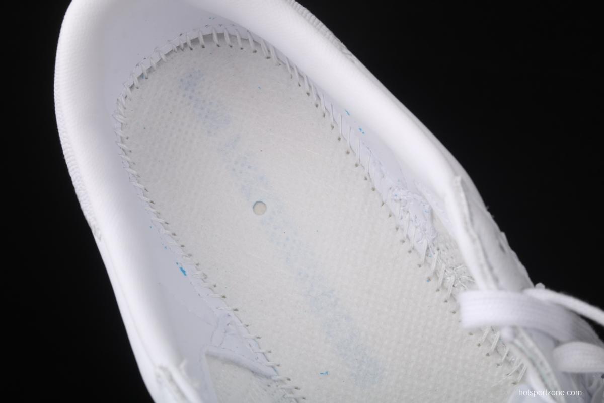 Adidas Sambarose W FV7420 clover retro head layer all white lace thick soles raised board shoes