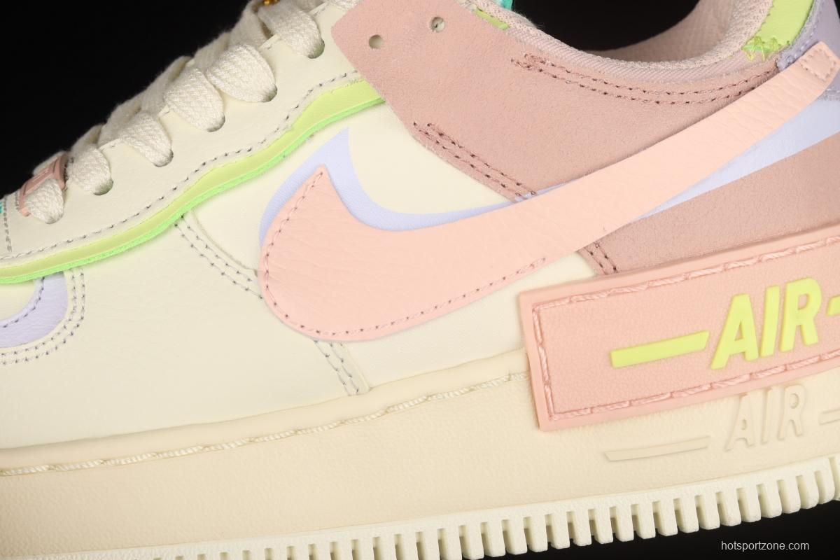 NIKE Air Force 1 ShAdidasow light weight heightened low-top 100-board shoes CI0919-700