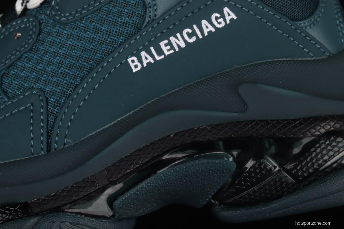 Balenciaga Triple S 2.0 three-generation retro casual running shoes full combination nitrogen crystal outsole W2GA13210