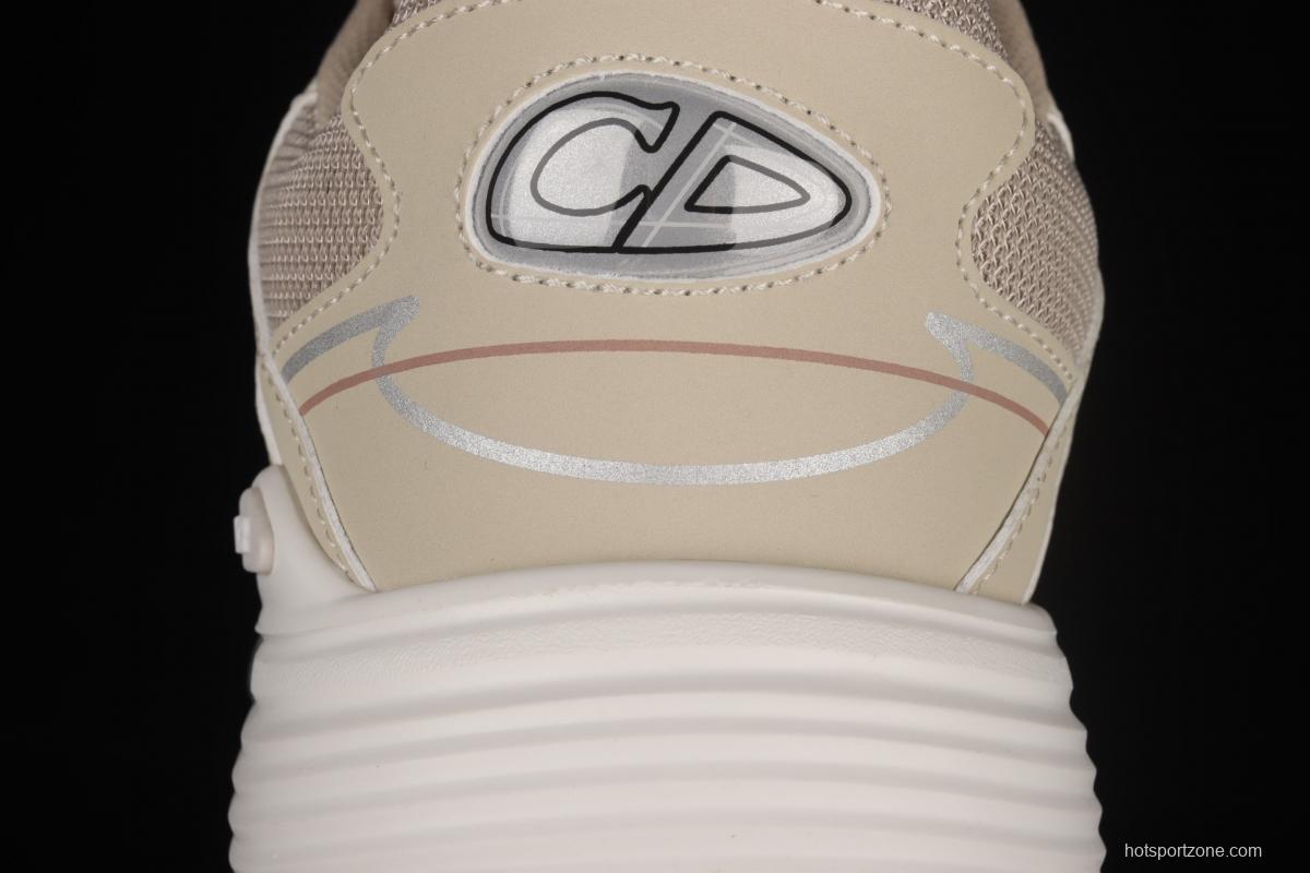 Dior B30 Microfiber Mesh B30 CD series sports shoes LY66140 Beige