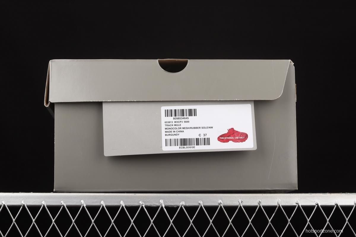 Balenciaga Sneaker Tess s.Gomma MAILLE WHITE/ORANGE 2021ss 3.0 three-generation outdoor concept shoes semi-drag W3CP35600