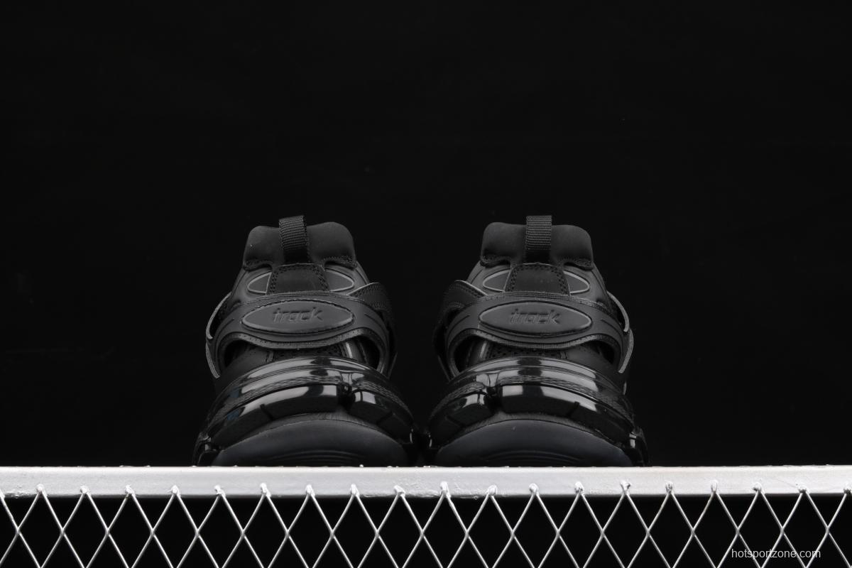 Balenciaga Sneaker Tess s.Gomma Res BI ALV/TIS EFF NUBUK/TIS E 2020 latest color matching trend running shoes W3BM11000