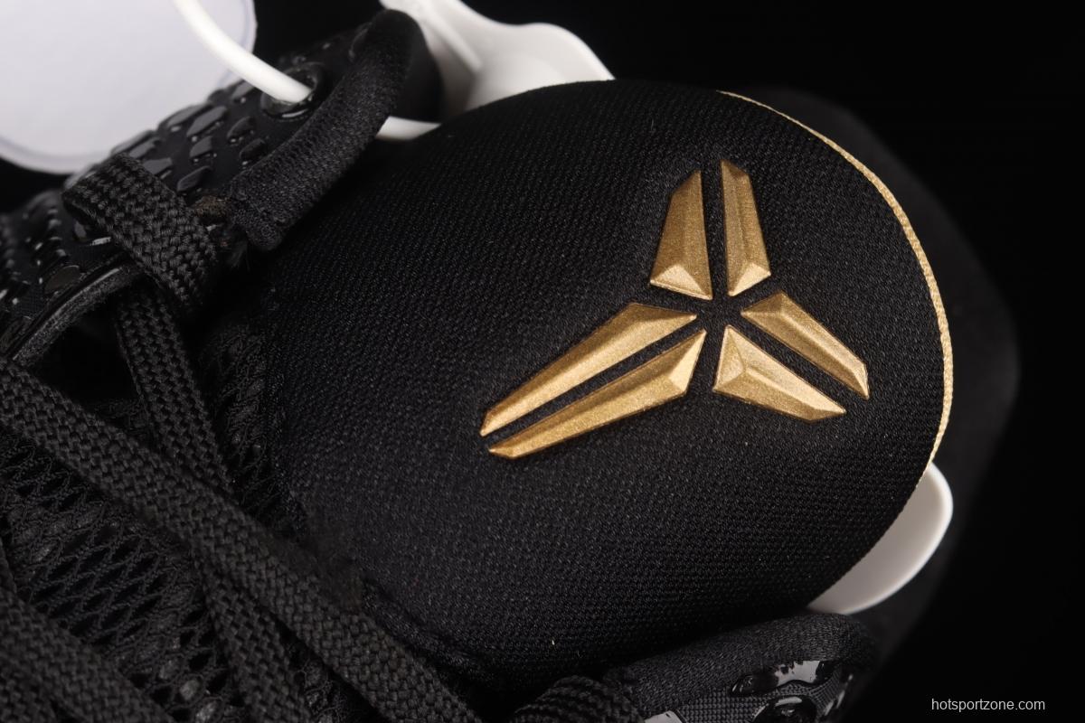 NIKE Kobe VI Protro 6 Kobe Bryant 6 generations of Black Golden Angel men's actual basketball shoes KB0824-127