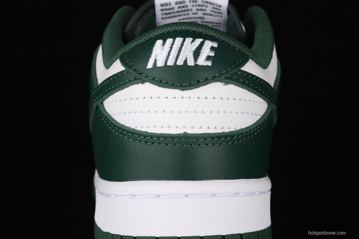 NIKE SB DUNK Low Team Green Michigan White and Green Slam Dunk Series low side Leisure Sports Skateboard shoes DD1391-101