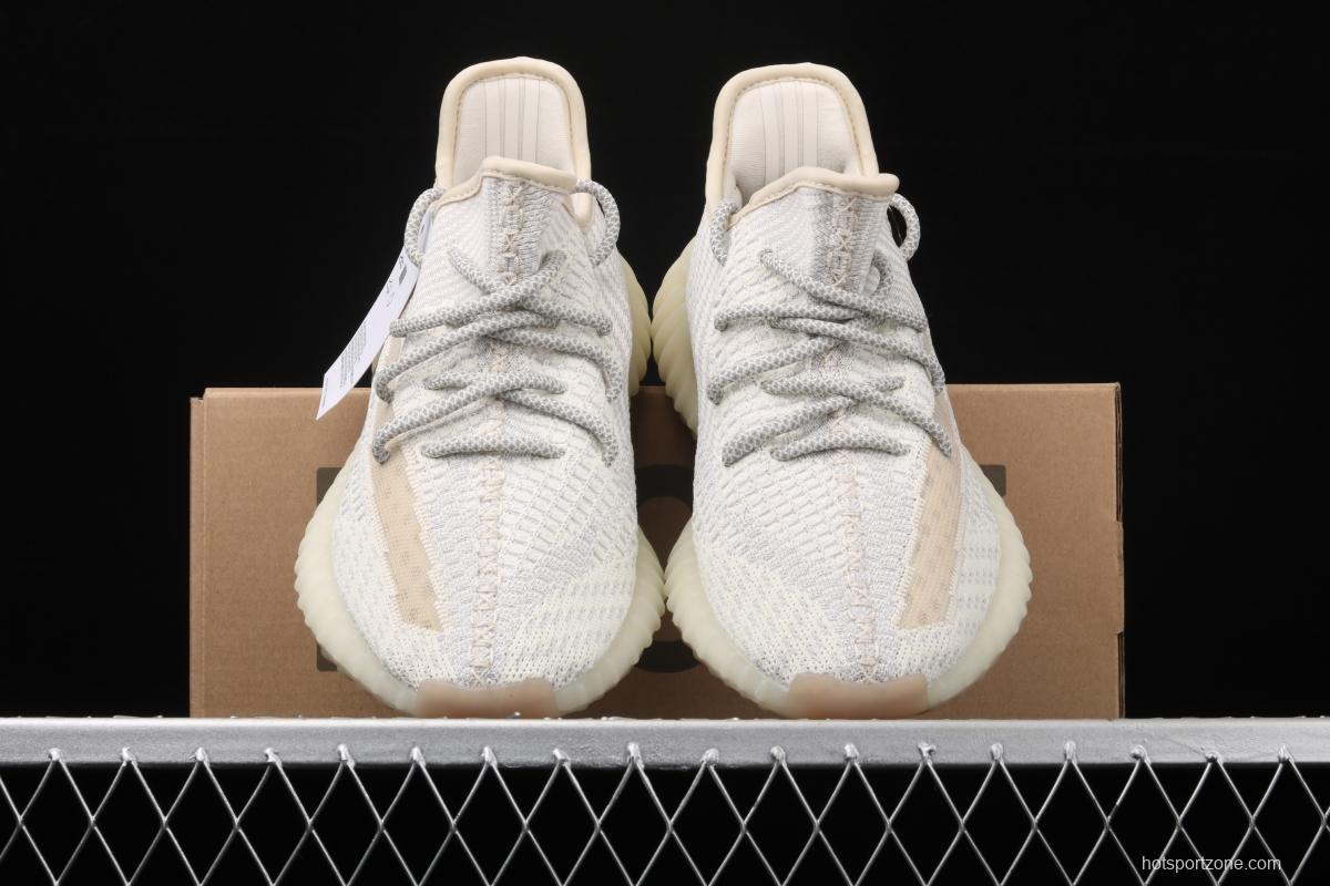 Adidas Yeezy 350 Boost V2 FU9161 Darth Coconut 350 second generation beard white hollowed-out angel color BASF Boost original