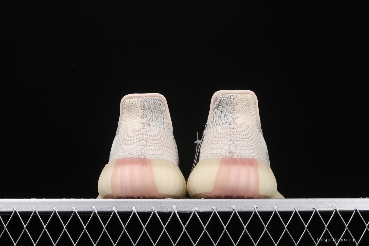 Adidas Yeezy 350 Boost V2 FW5318 Darth Coconut 350 second generation hollowed-out swan white sky star color matching