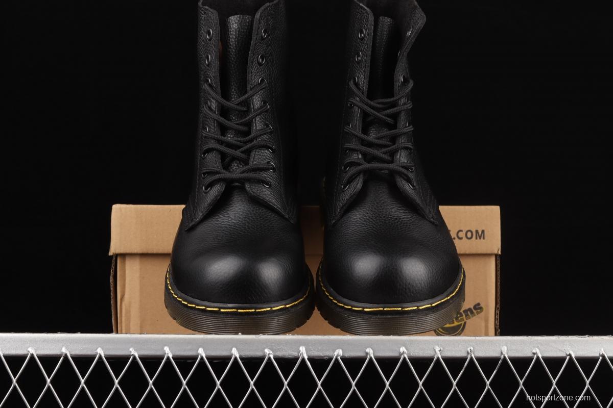 Dr.martens Martin Boot 1460 Series Litchi pattern soft Leather Gao Bang R11822206