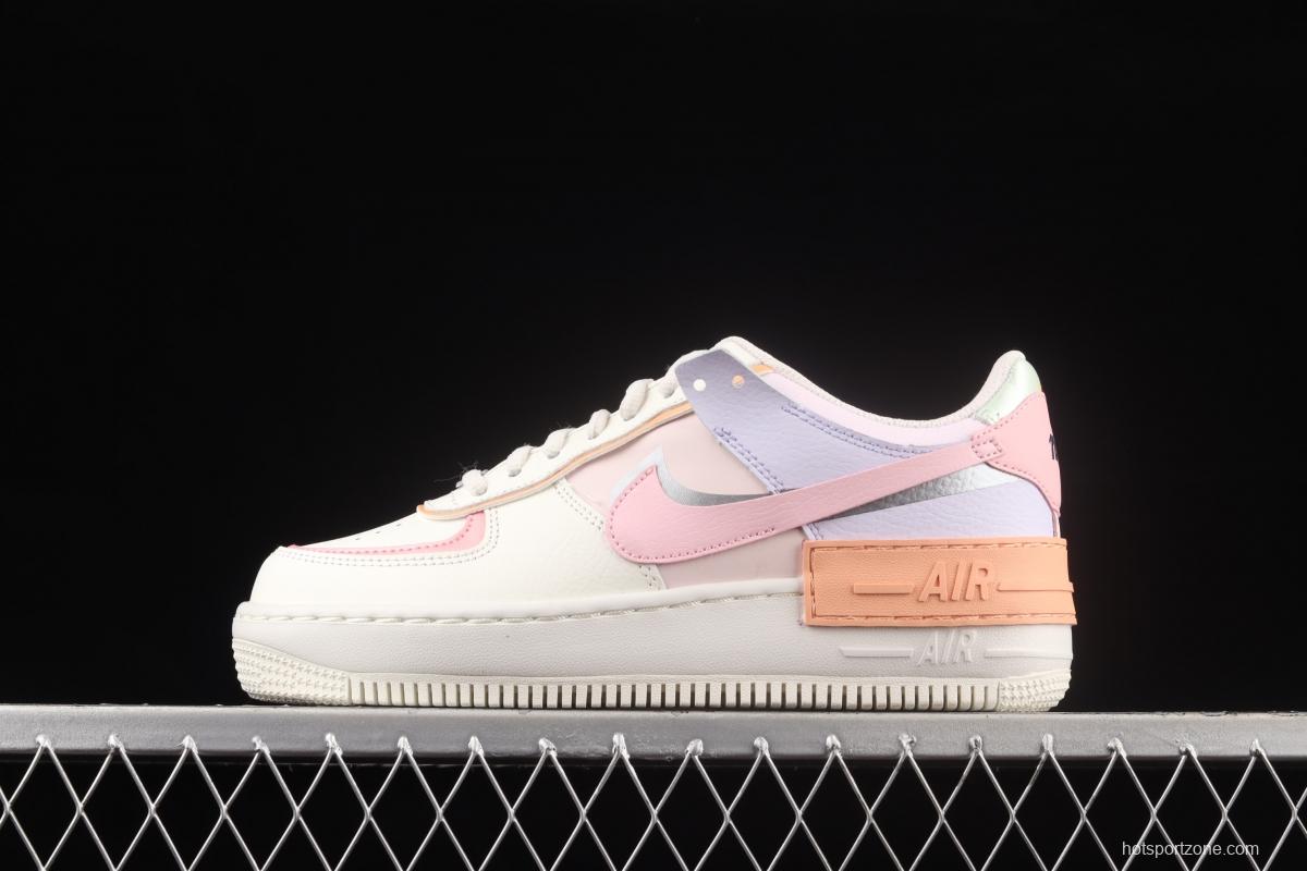 NIKE Air Force 1 ShAdidasow light weight heightened low-top board shoes CI0919-111,