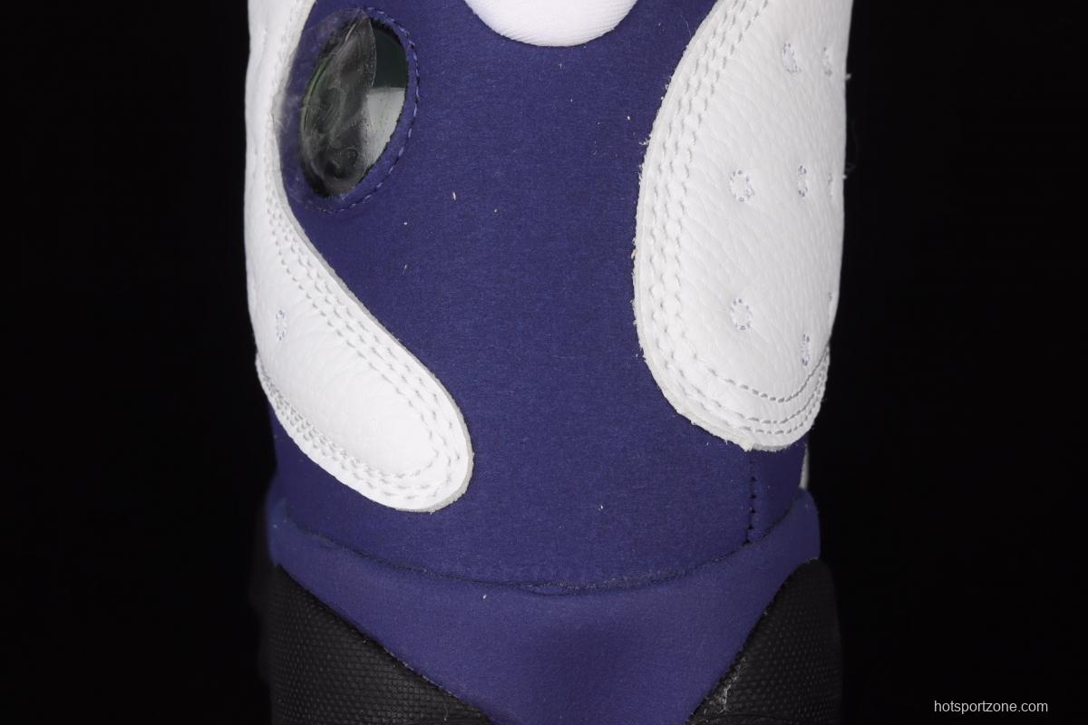 Air Jordan 13 Retro 3 White and purple 414571-105