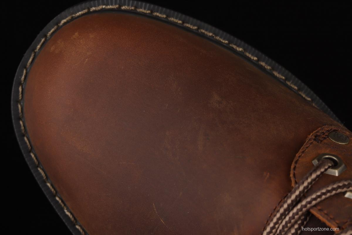 CAT official website new British retro low-top tooling shoes B4C dark coffee