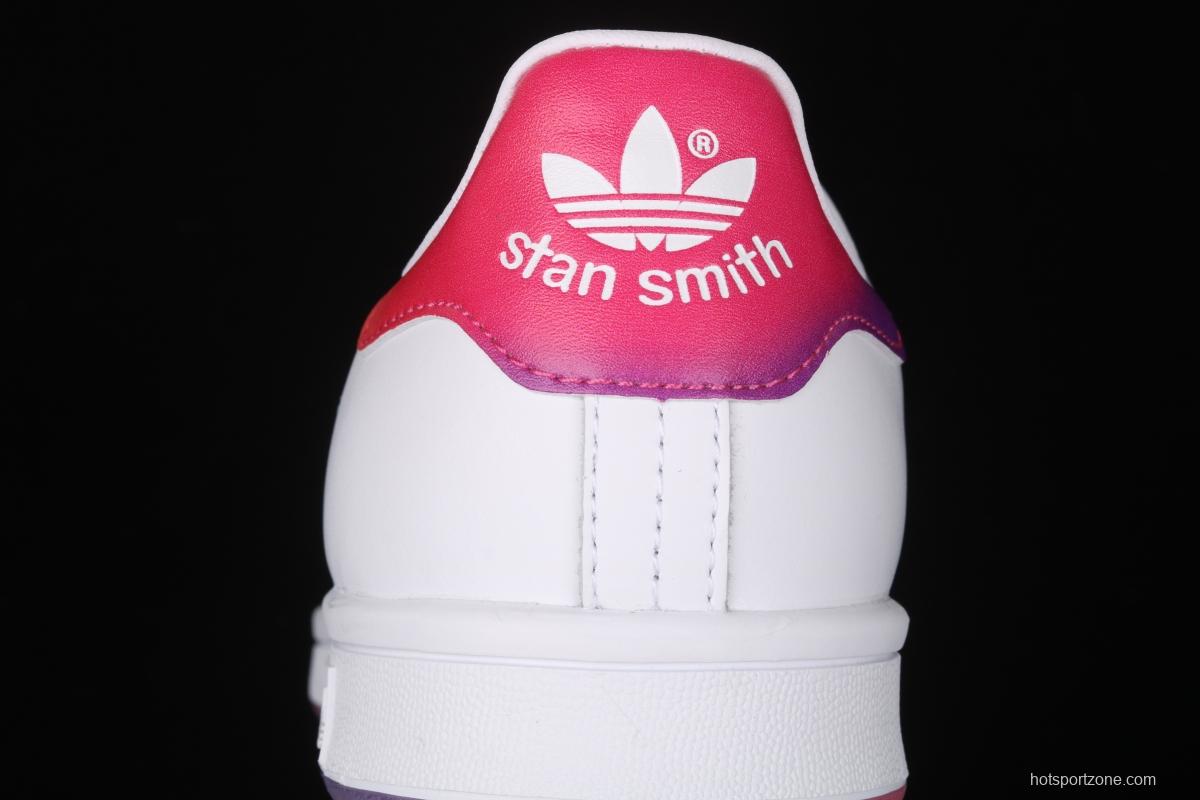 Adidas Stan Smith Rainbow EG8133 Smith rainbow crystal soles casual board shoes