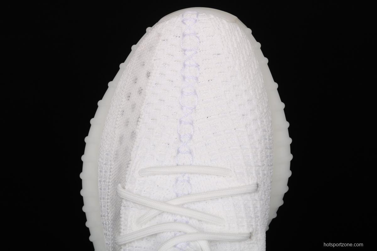 Adidas Yeezy 350 Boost V2 EG7962 Darth Coconut 350 second generation pure white hollowed-out silk color matching