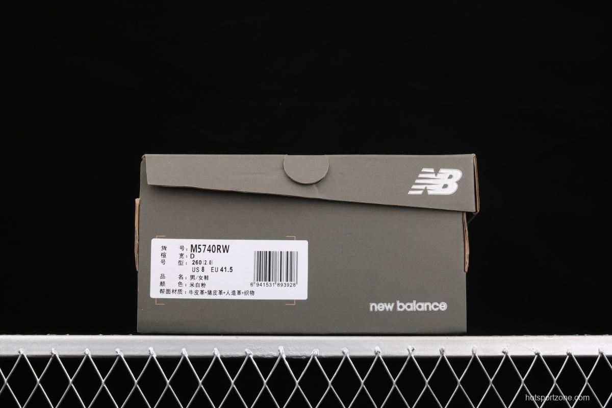 New Balance NB5740 series retro leisure jogging shoes M5740RW