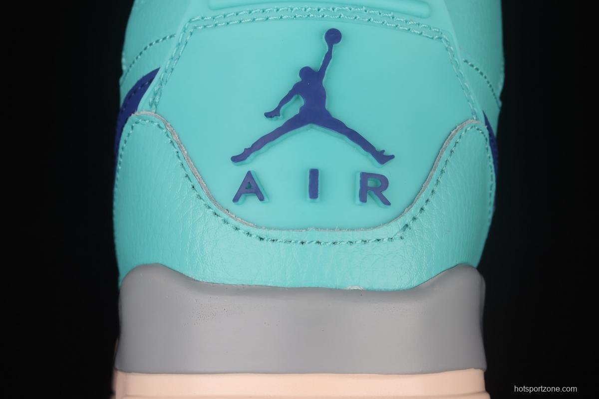Jordan Legacy 312 water blue color matching Velcro three-in-one board shoes AV3922-384