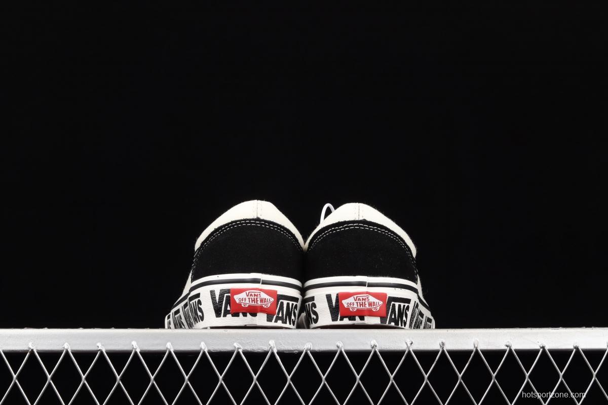 Vans Style 36 new half-crescent black and white side LOGO printed low-top casual board shoes VN0A3ZCJ9IG