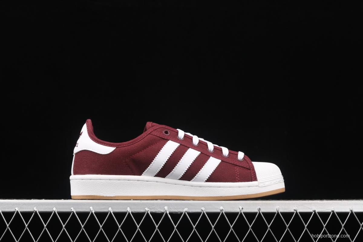 Adidas Originals Superstar S82573 shell head canvas breathable casual board shoes