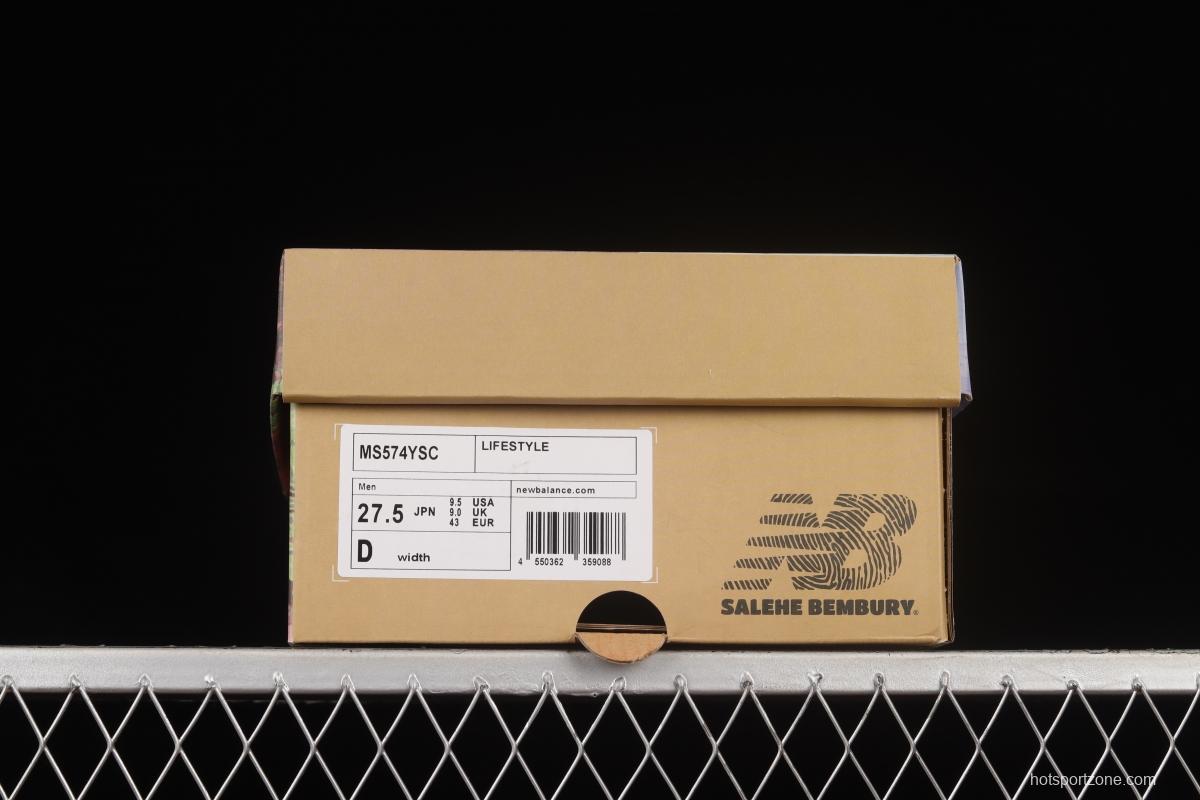 Salehe Bembury x New Balance 574 Yurt Verses Director Famous Retro Casual Running Shoes MS574YSC
