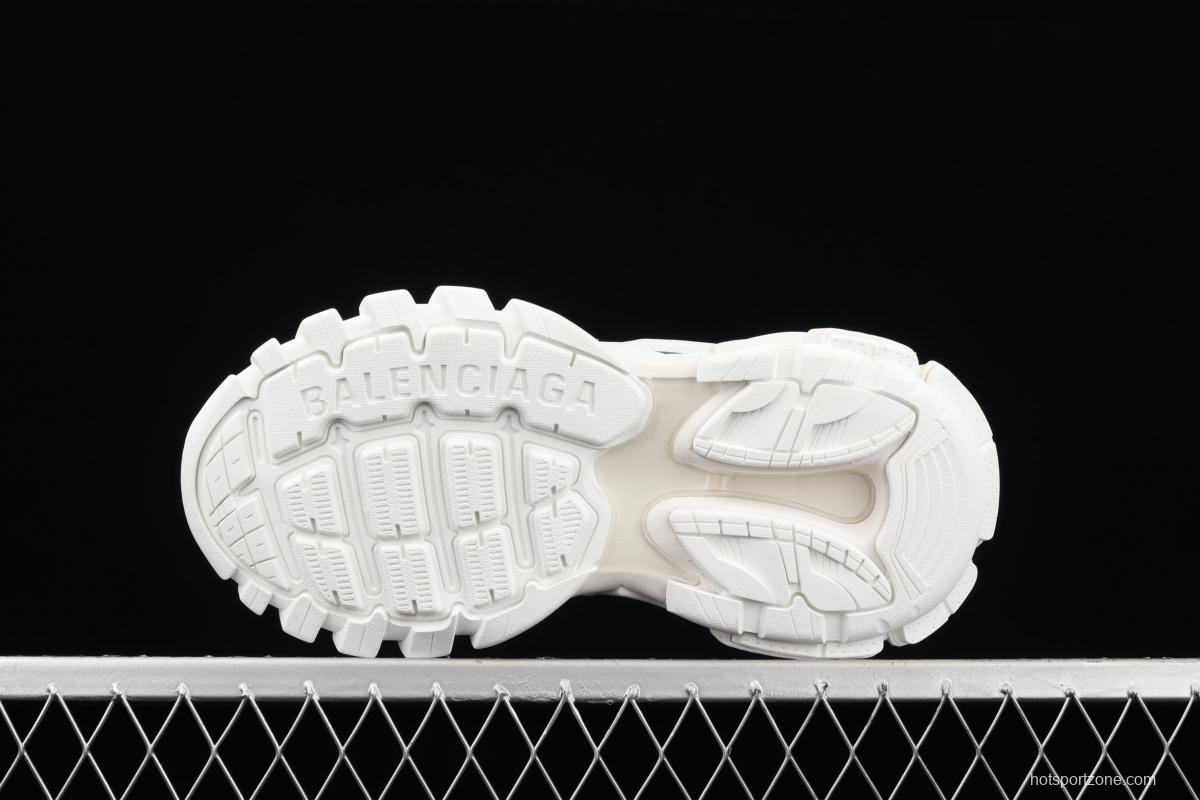 Balenciaga Sneaker Tess s.Gomma MAILLE WHITE/ORANGE 2021ss 3.0 three-generation outdoor concept shoes semi-drag W3CP66509