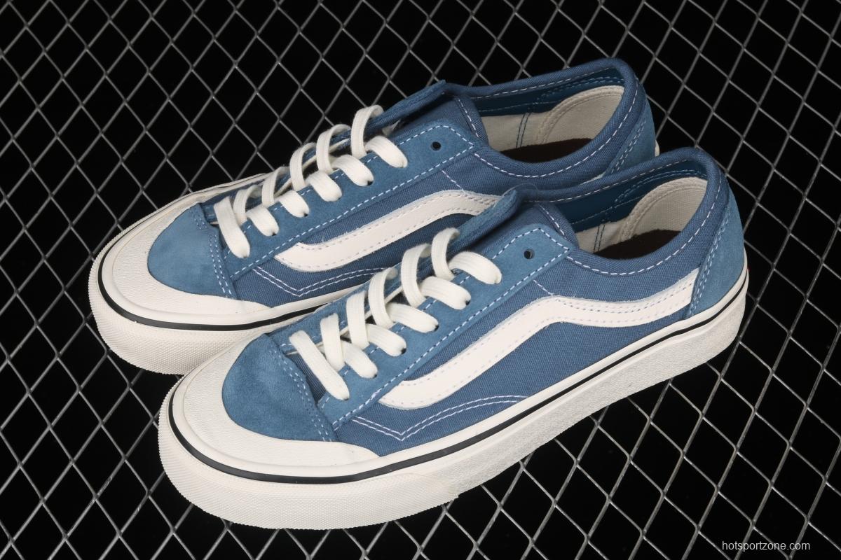 Vans Style 36 SF jeans blue PEACEMINUSONE short head limited edition skateboard shoes VN0A3MVL42R