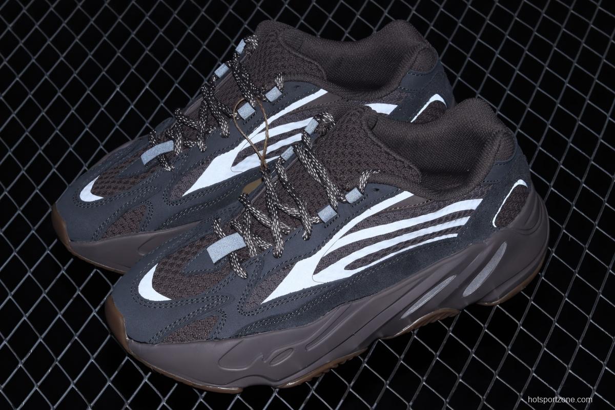 Adidas Yeezy Boost 700 Enflame Amber GZ0724 coconut 700black gray coconut 3M reflective running shoes BASF popcorn outsole