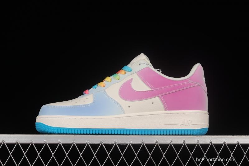 NIKE Air Force 1'07 Low Thermal Sensing Rainbow Low Casual Sneakers DD3396-131