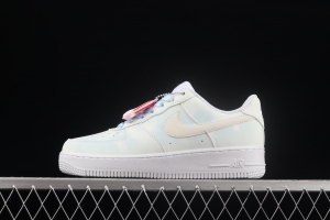 NIKE Air Force 11607 Lx Fine Day clear Sky Blue Ultraviolet Heat Inductive low-top Leisure Board shoes DA8301-111,