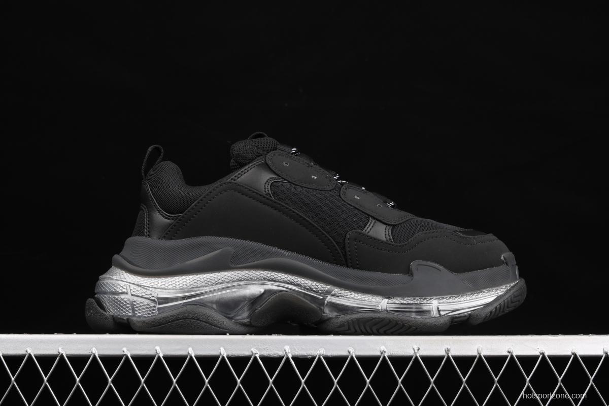 Balenciaga Triple S 3.0 full-combination nitrogen crystal outsole W2FB21001 for retro casual running shoes