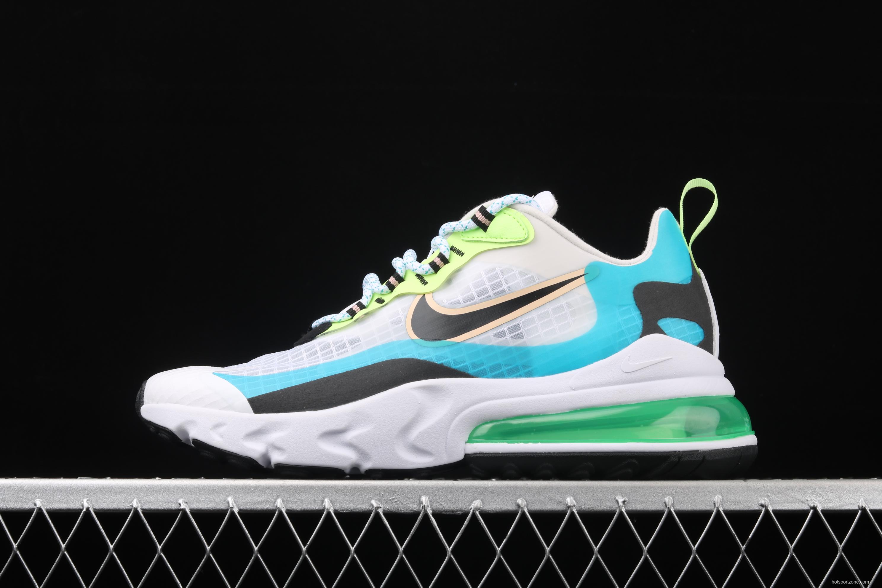 NIKE Air Max 270React new high-frequency mesh hollowing out function half-palm air cushion running shoes CT1265-300