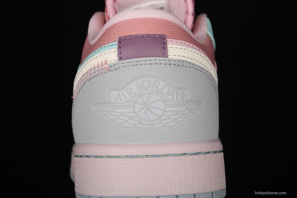 Air Jordan Low SE color splicing candy low-top basketball shoes DJ5196-615