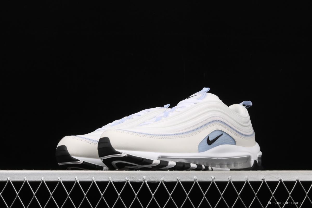 NIKE Air Max 97 Metro Blue 3M reflective bullet running shoes CZ6087-102