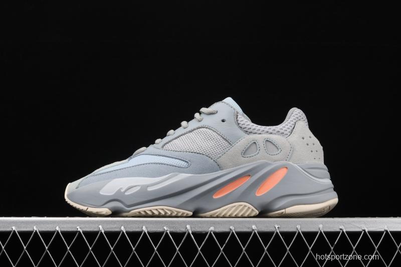 Adidas Yeezy Boost 700 Inertia EG7597 Kanye Coconut 700 Grey Orchid running shoes BASF Popcorn