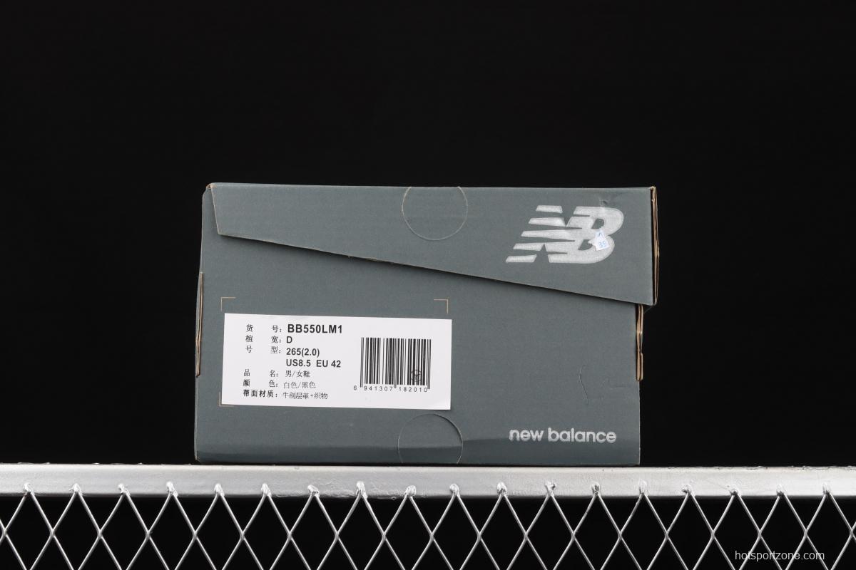 New Balance BB550 series new balanced leather neutral casual running shoes BB550LM1