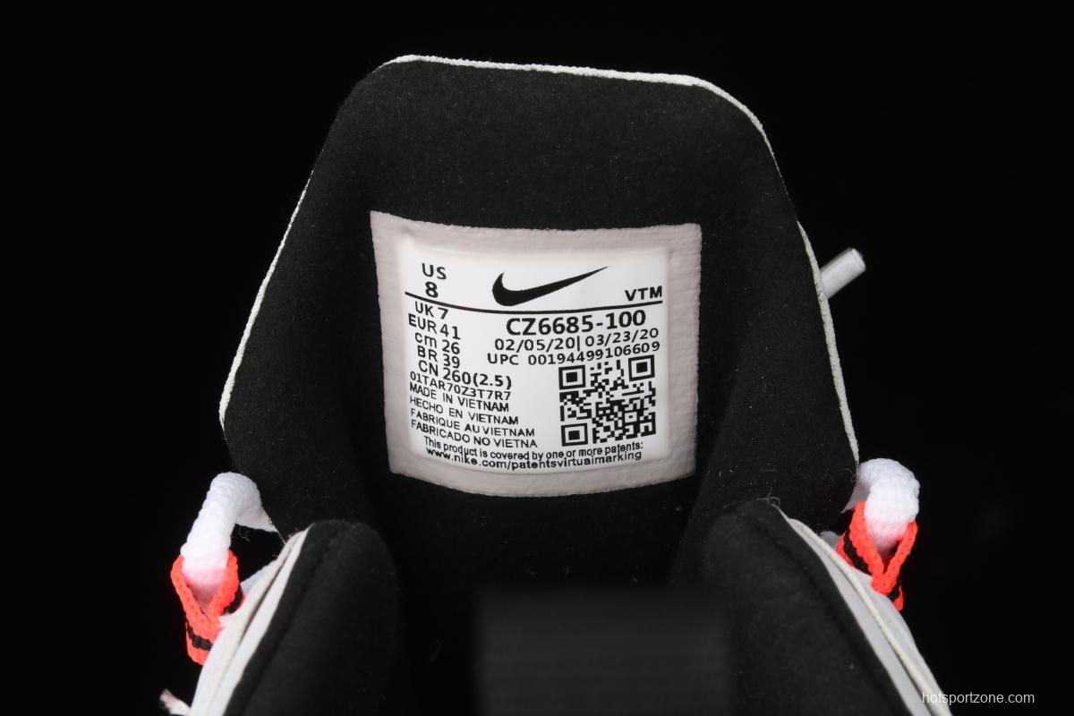NIKE Air Max 270React new high-frequency mesh hollowing out function half-palm air cushion running shoes CZ6685-100