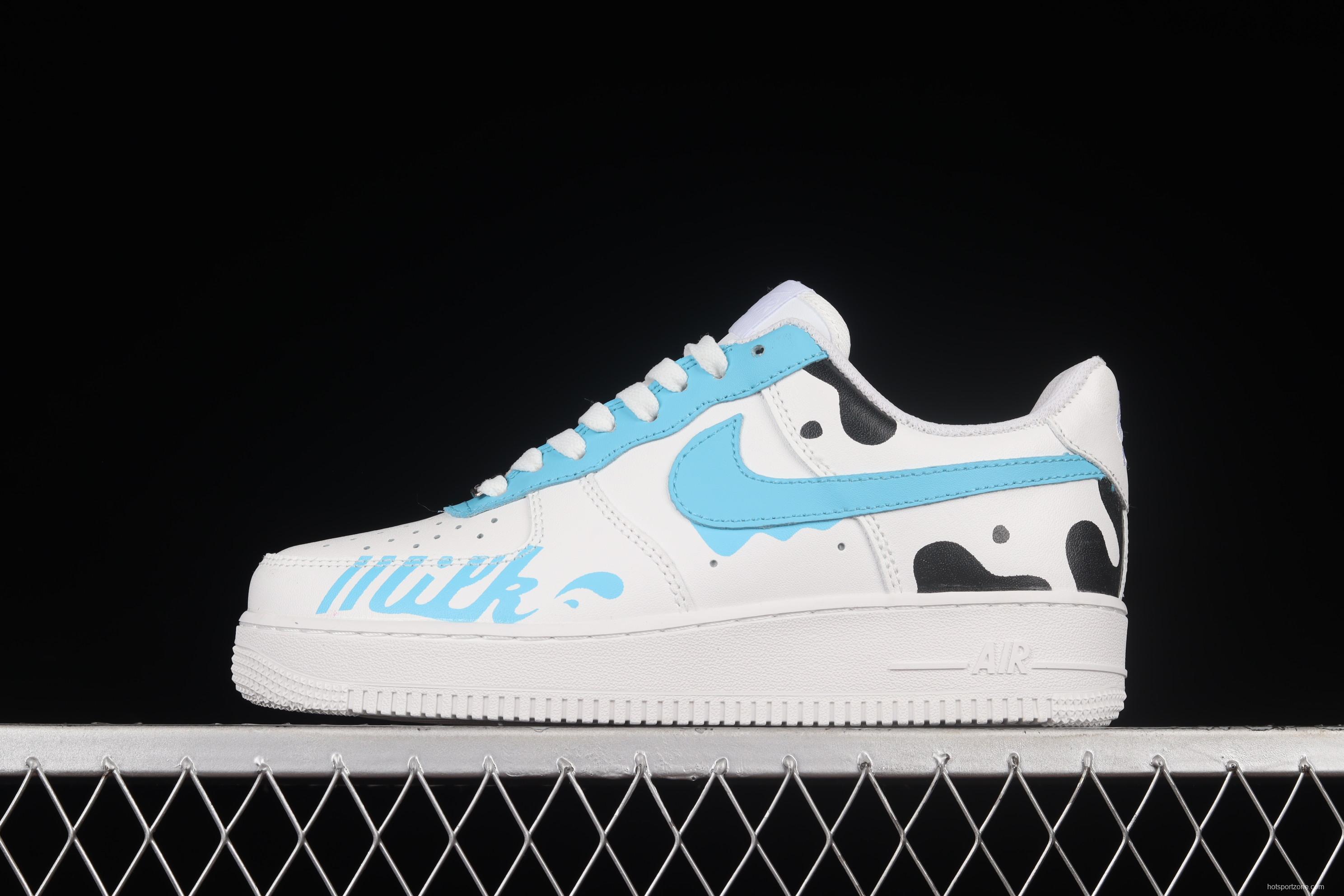 NIKE Air Force 1'07 Low Cow Pattern Low Top Casual Sneakers DD8959-100