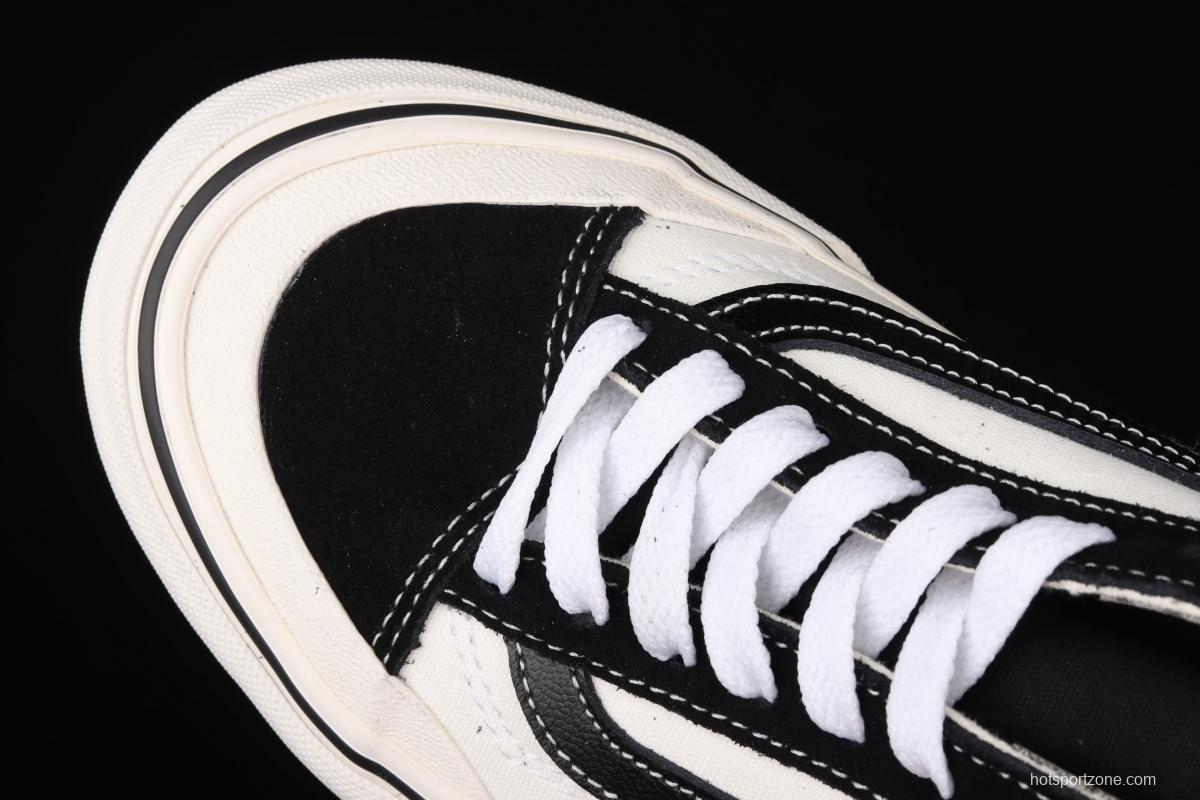 Vans Style 36 new half-crescent black and white side LOGO printed low-top casual board shoes VN0A3ZCJ9IG