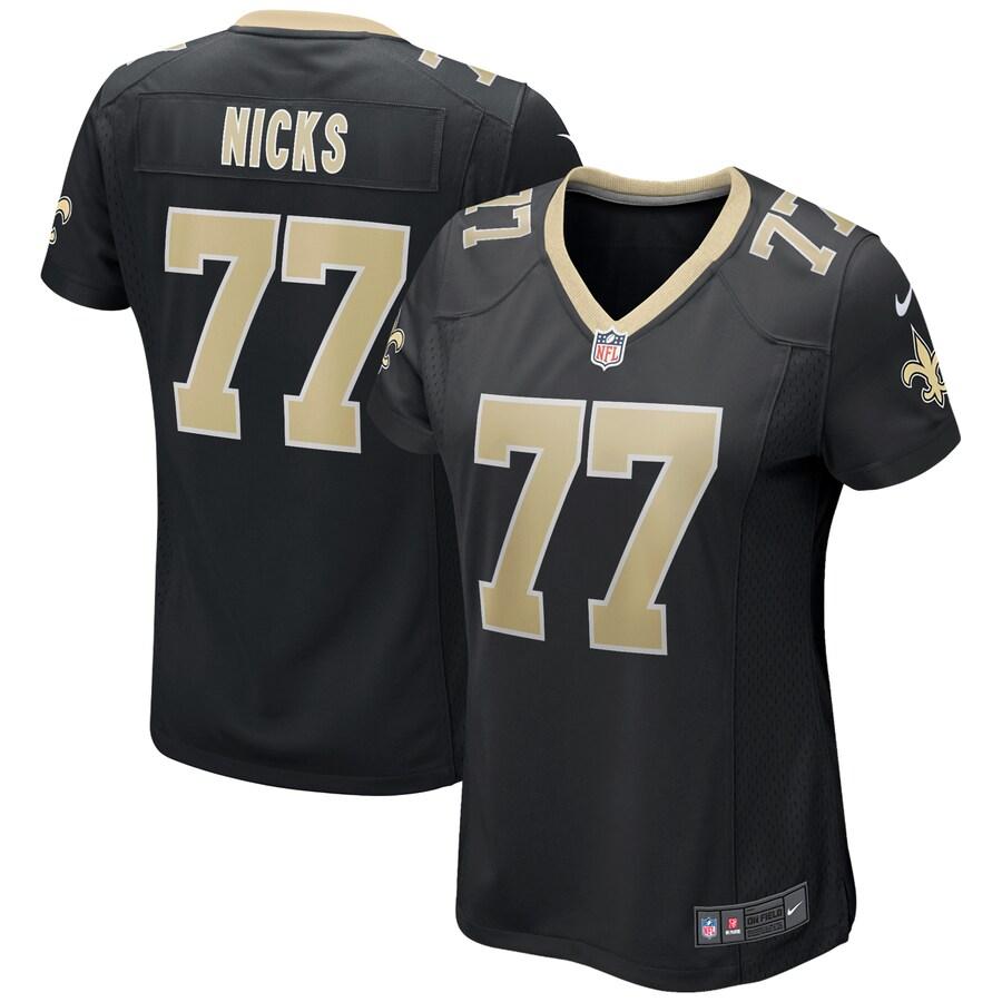 Women's Carl Nicks Black Retired Player Limited Team Jersey