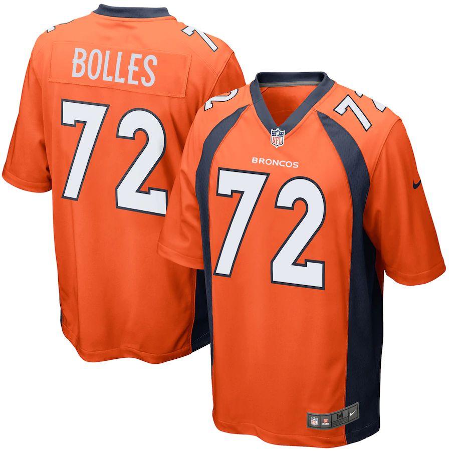 Men's Garett Bolles Orange Player Limited Team Jersey