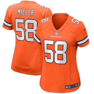 Women's Von Miller Orange Alternate Player Limited Team Jersey